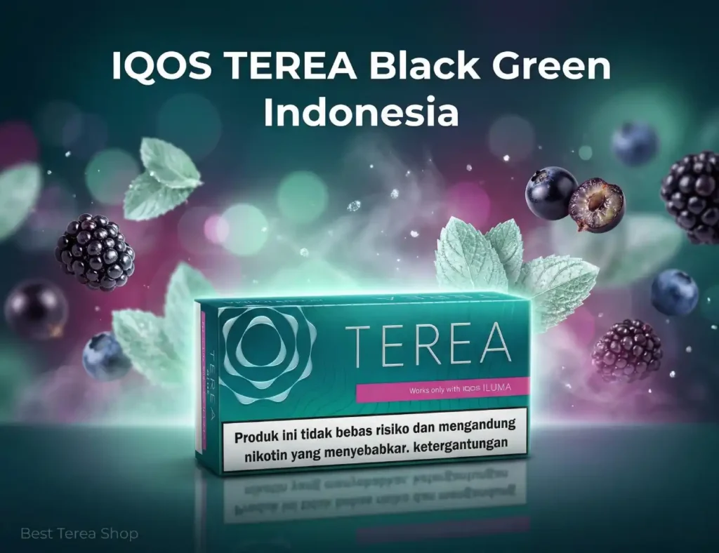 IQOS TEREA Black Green Indonesia