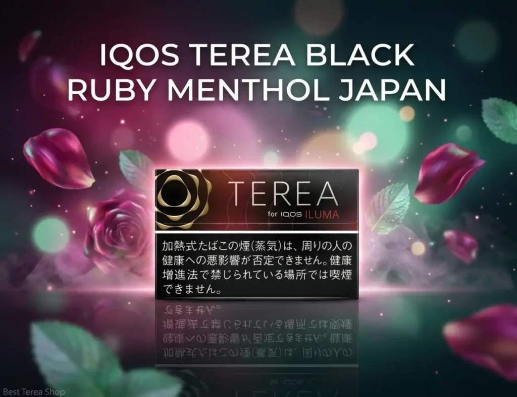 IQOS TEREA Black Ruby Menthol Japan